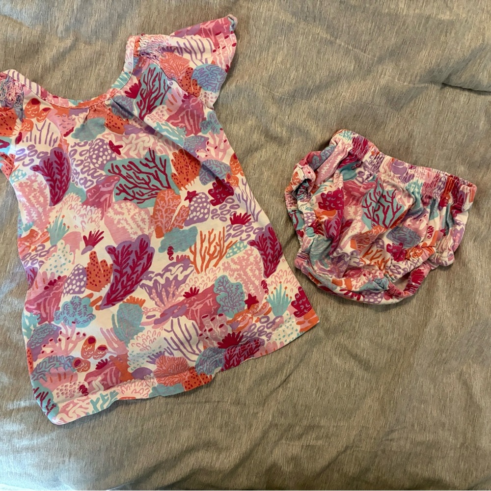 Hatley Baby Coral Reef Print Diaper Cover Set
